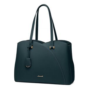 Brand New Lovevook Dark Green Laptop Tote Work Bag Large Shoulder Purse